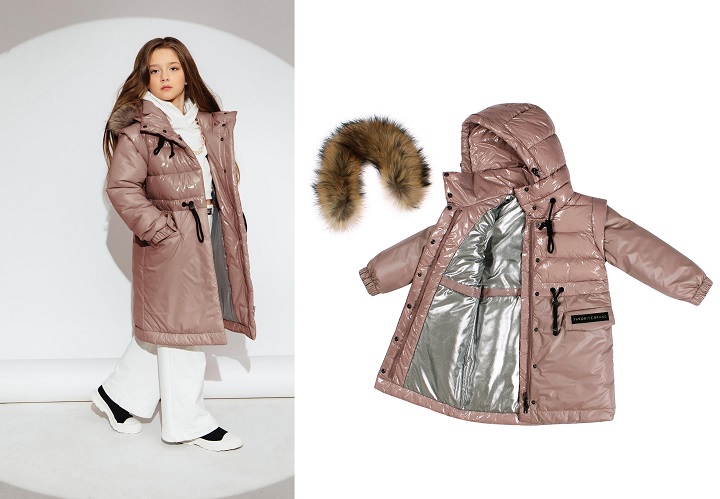 зимнее пальто для девочки ЗС-918